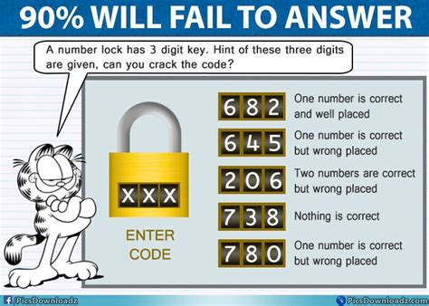 3 digit lock puzzle|combination lock puzzle 682.